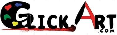 Glick Art logo in multicolors